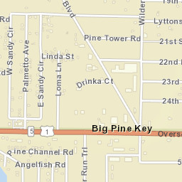 Big Pine Key Florida Street Map