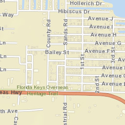 Big Pine Florida Street Map
