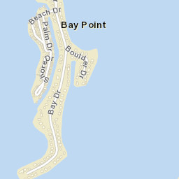 Bay Point Florida Street Map