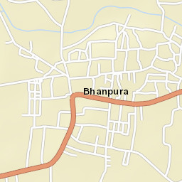 Bhanpura Street Map