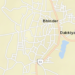 Bhindar Street Map