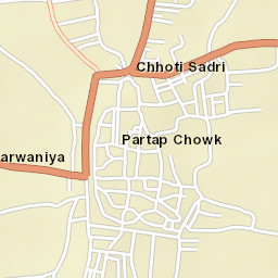Chhoti Sadri Street Map