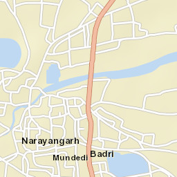 Narayangarh Street Map