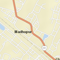 Madhupur Street Map