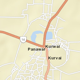 Korwai Street Map
