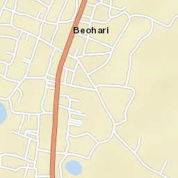 Beohari Street Map