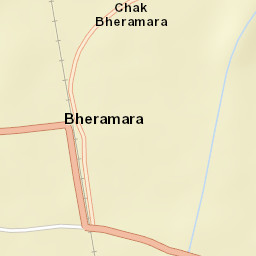 Bherāmāra Street Map