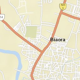 Biaora Street Map