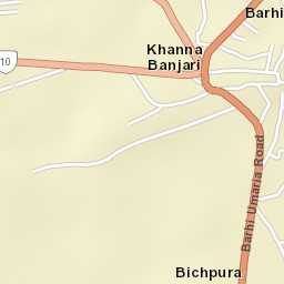 Barhi Street Map