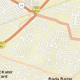 Saugor Street Map