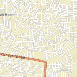 Unjha Street Map