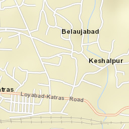 Katras Street Map