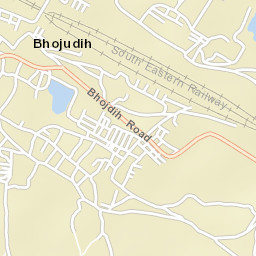 Bhojudih Street Map