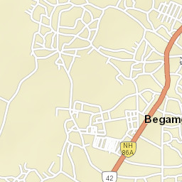 Begamganj Street Map