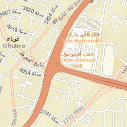 Muscat Street Map