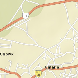 Umaria District Street Map