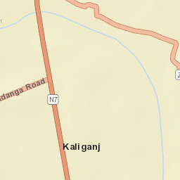 Kālīganj Street Map