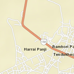 Tendukheda Street Map