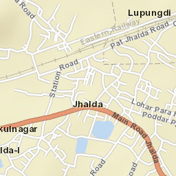 Jhalida Street Map