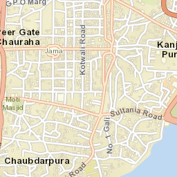 Bhopal Street Map