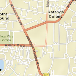 Jabalpur Street Map