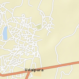 Udaipura Street Map