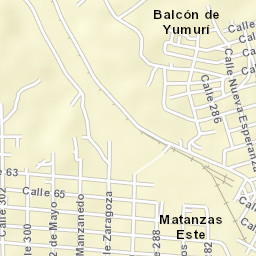 Municipio de Matanzas Street Map