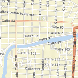 Matanzas Street Map