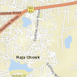 Sarkhej Street Map
