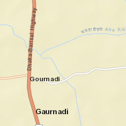 Gaurnadi Street Map
