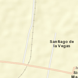 Santiago de las Vegas Street Map