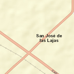 San José de las Lajas Street Map