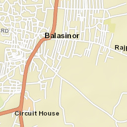 Balasinor Street Map