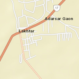 Lakhtar Street Map
