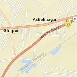 Ashoknagar Kalyangarh Street Map