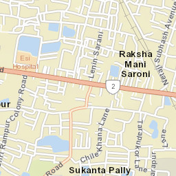 Serampore Street Map
