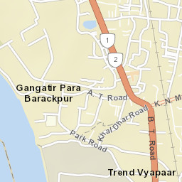 Barrackpore Street Map