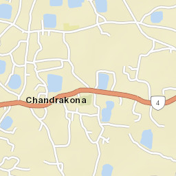 Chandrakona Street Map