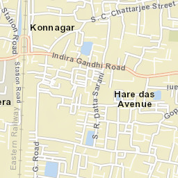 Konnagar Street Map