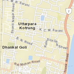 Uttarpara Kotrung Street Map