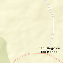 San Diego de Los Baños Street Map