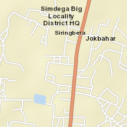 Simdega Street Map