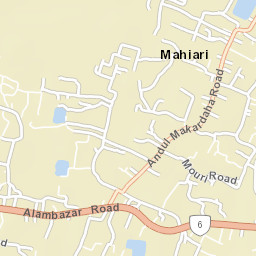 Mahiari Street Map