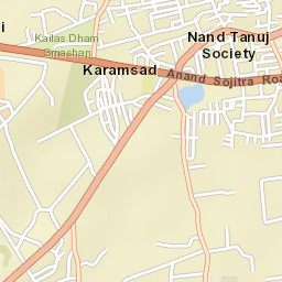 Vallabh Vidyanagar Street Map