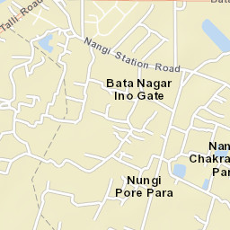 Nangi Street Map