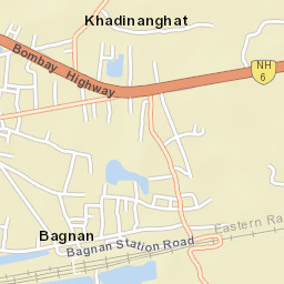 Bagnan Street Map