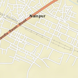 Nainpur Street Map