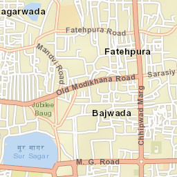 Vadodara Street Map