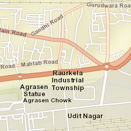 Raurkela Street Map