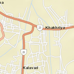 Kalavad Street Map